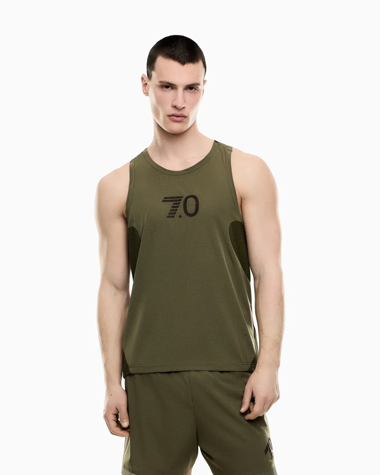EA7 7.0 SHOW tank top in stretch technical fabric