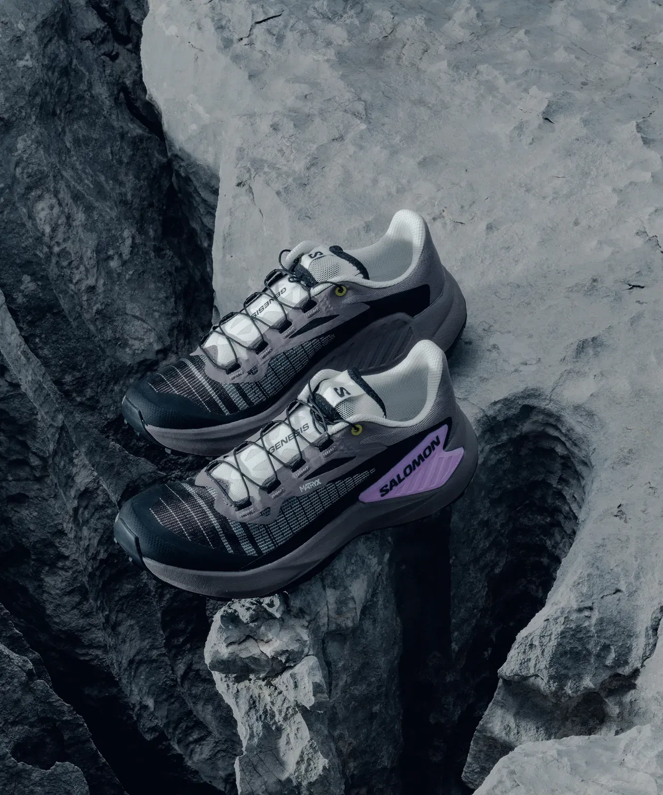Salomon Genesis Trail Running Shoes Womens Iron