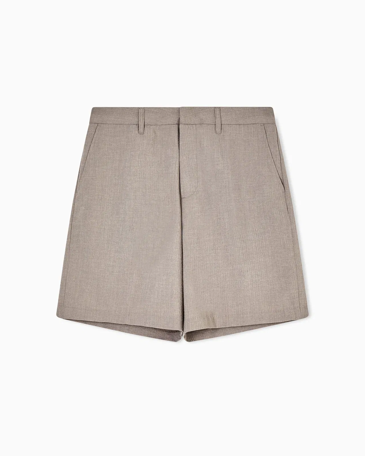 Emporio Armani Shorts in technical seersucker fabric