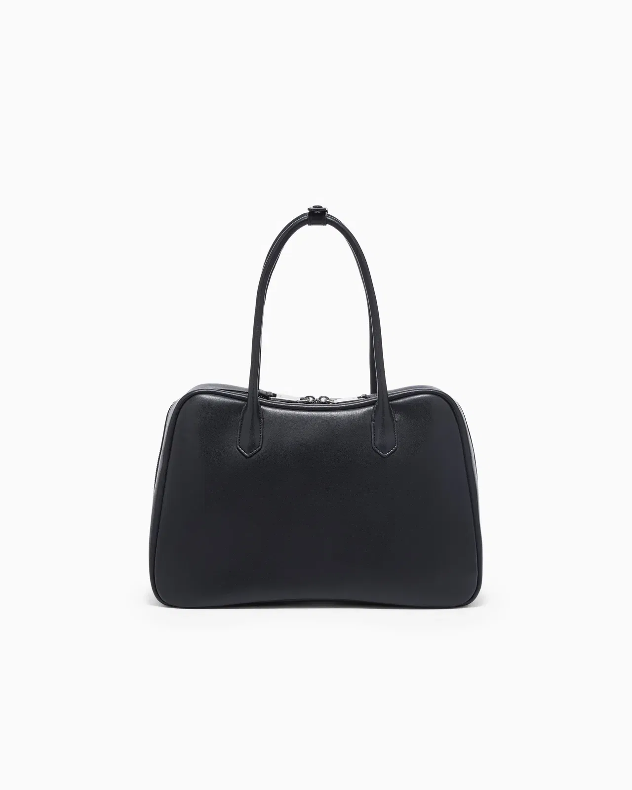 Emporio Armani Eagle Club capsule collection soft leather shoulder bag