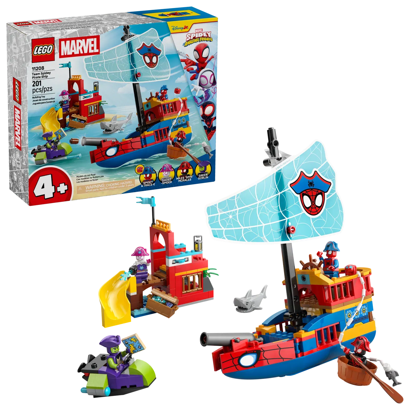 Lego Team Spidey Pirate Ship