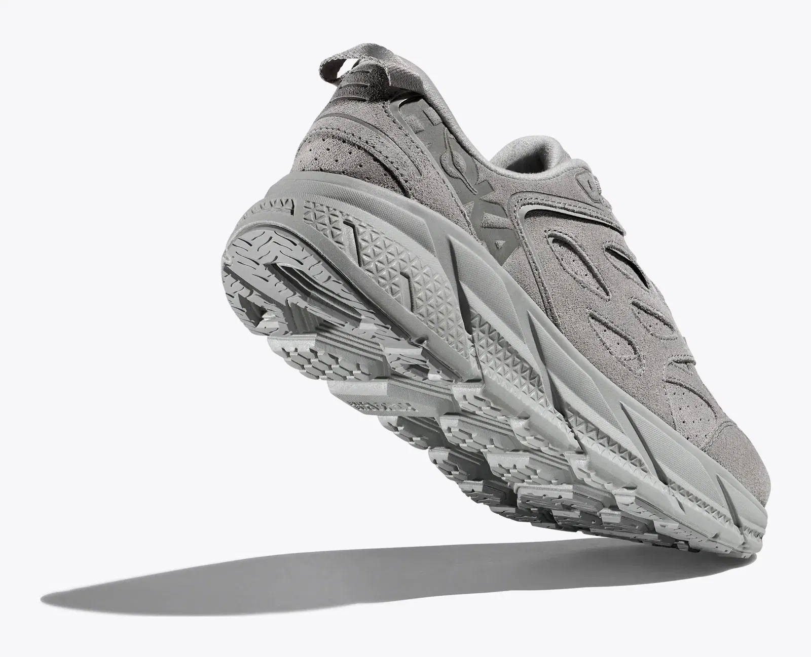 Hoka Clifton L Suede Limestone Limestone
