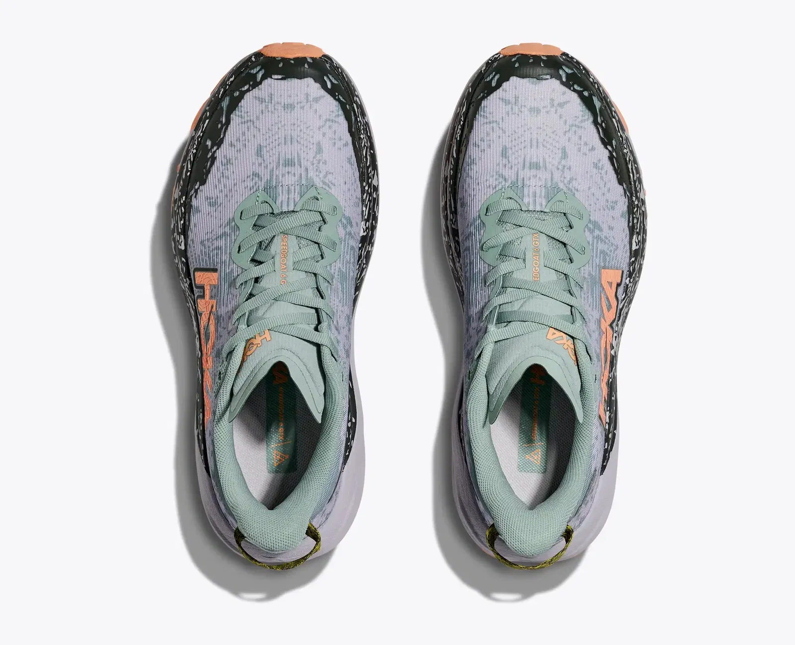 Hoka Women'S Speedgoat 6 Gtx Jade Ash Grey