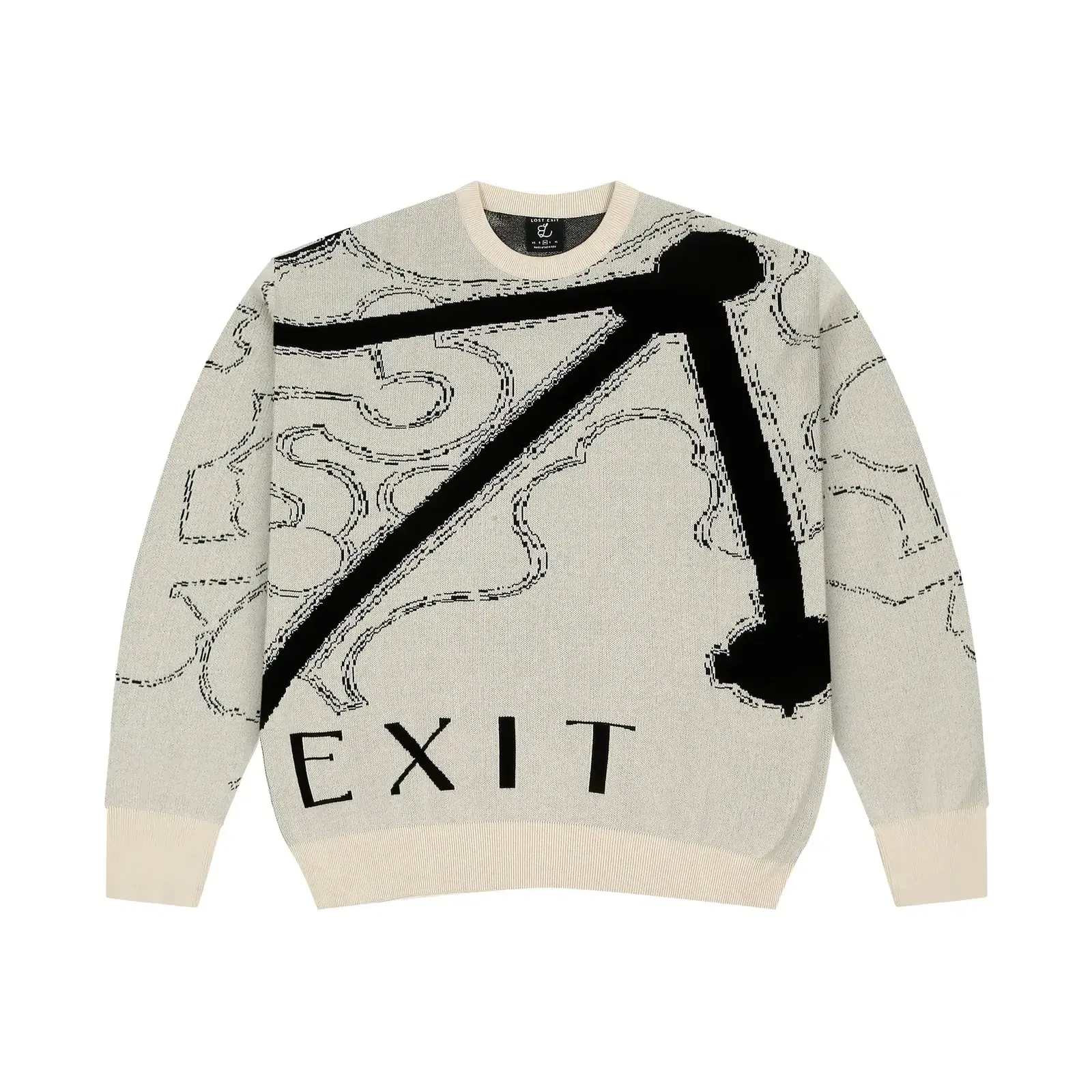 Jacquard Knit Pullover