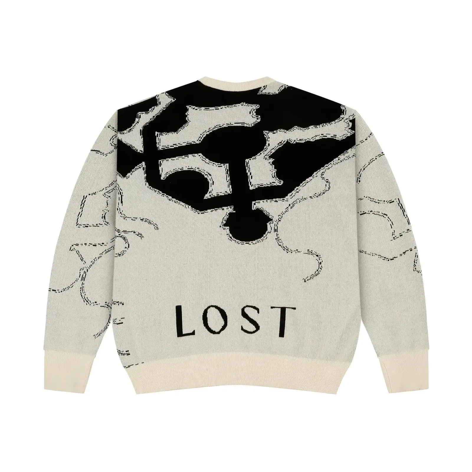 Jacquard Knit Pullover
