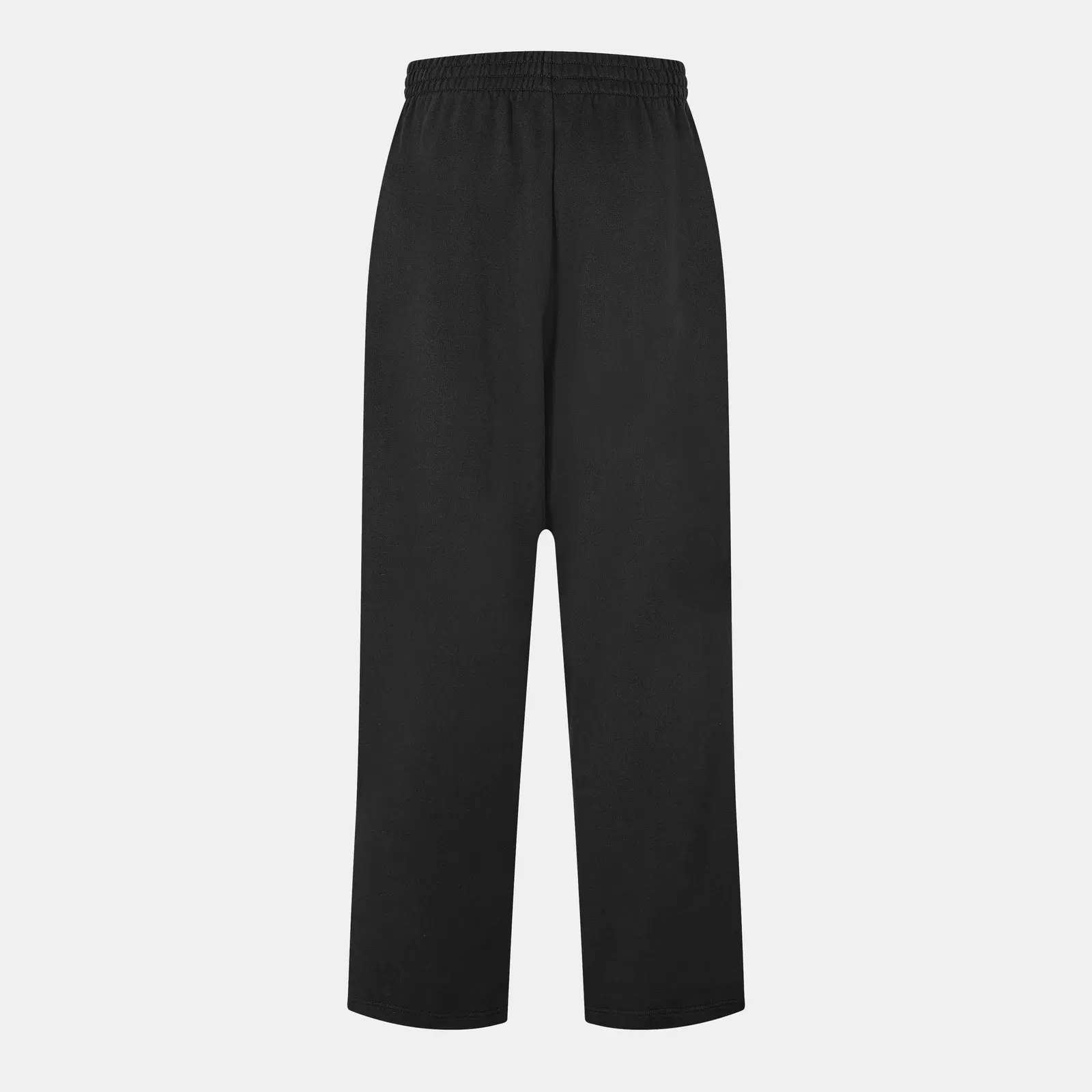 Wide Leg Jersey Open Hem Joggers