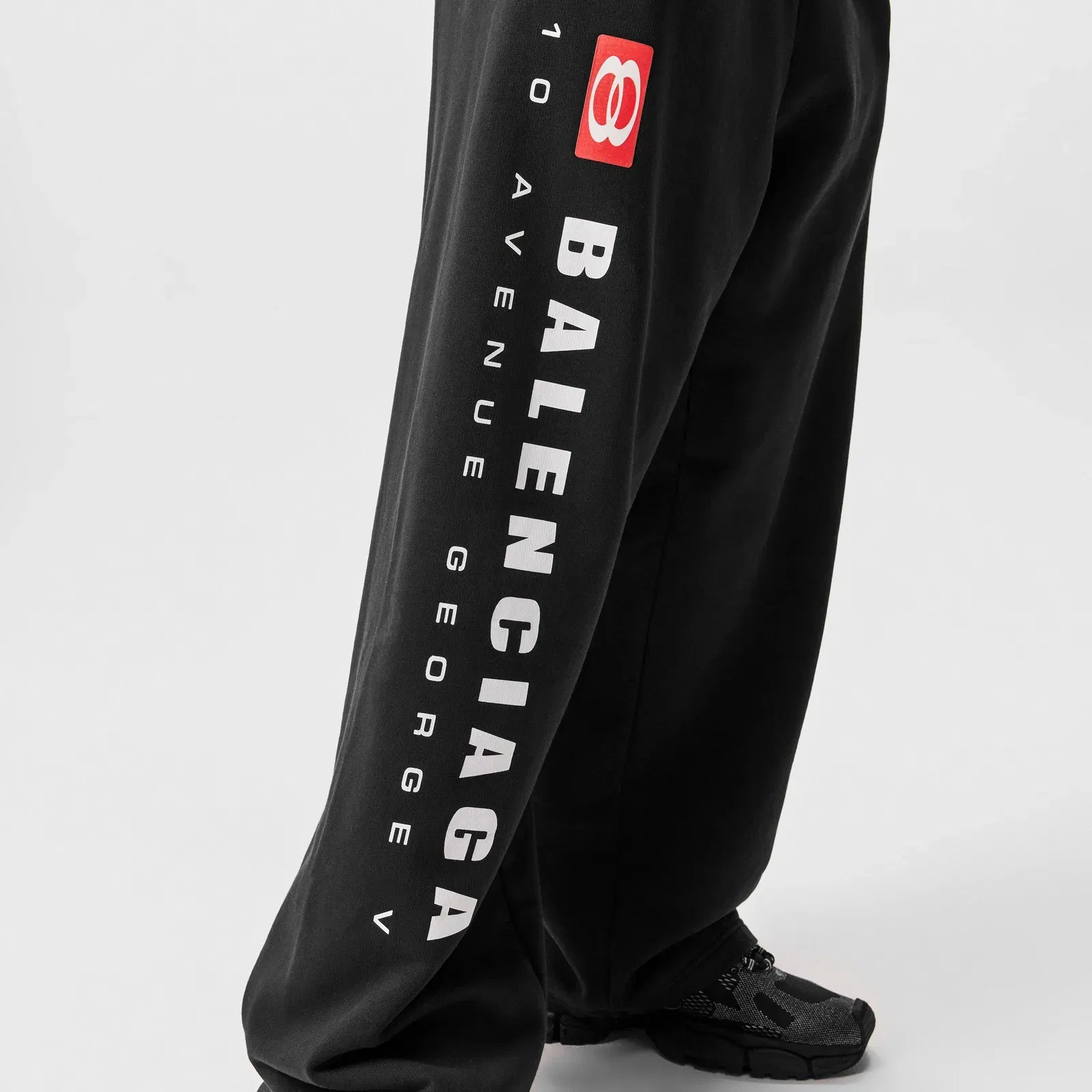 Wide Leg Jersey Open Hem Joggers