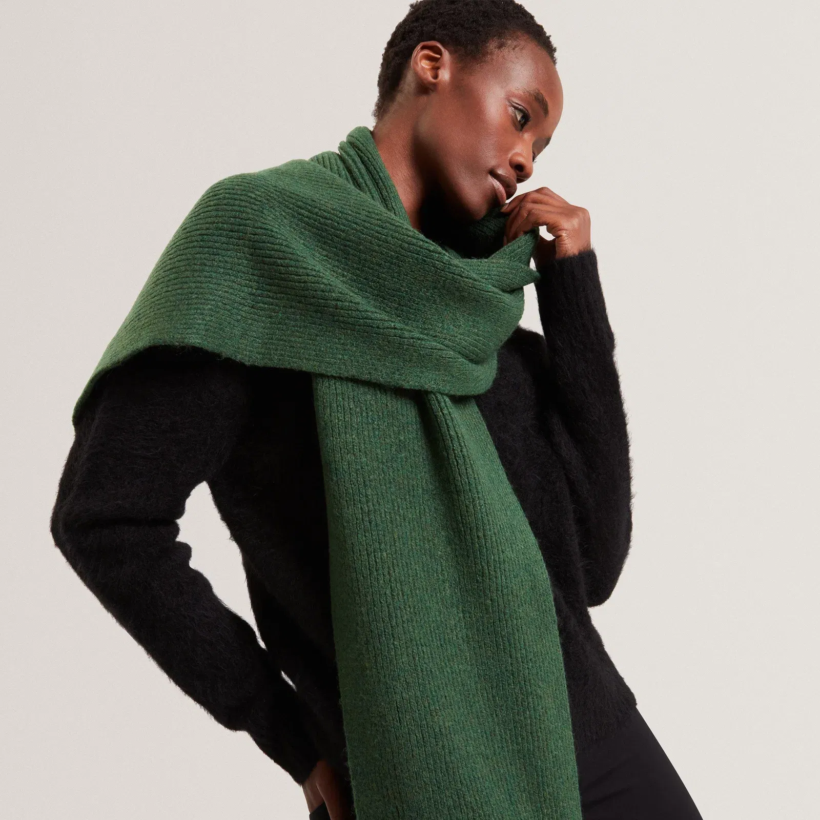 Classic Rib Scarf