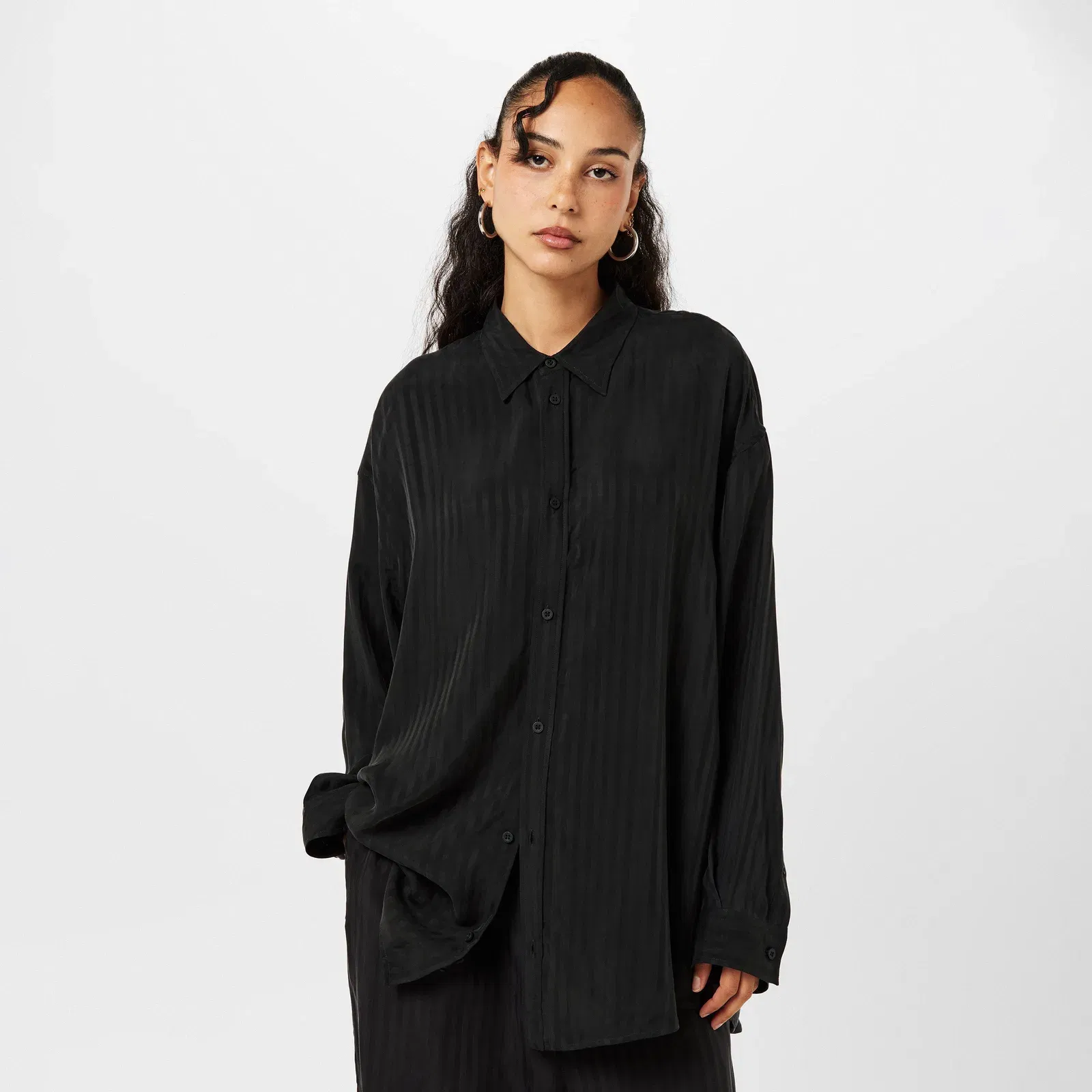 Bal Fluid Long Sleeve Patterned Shirt
