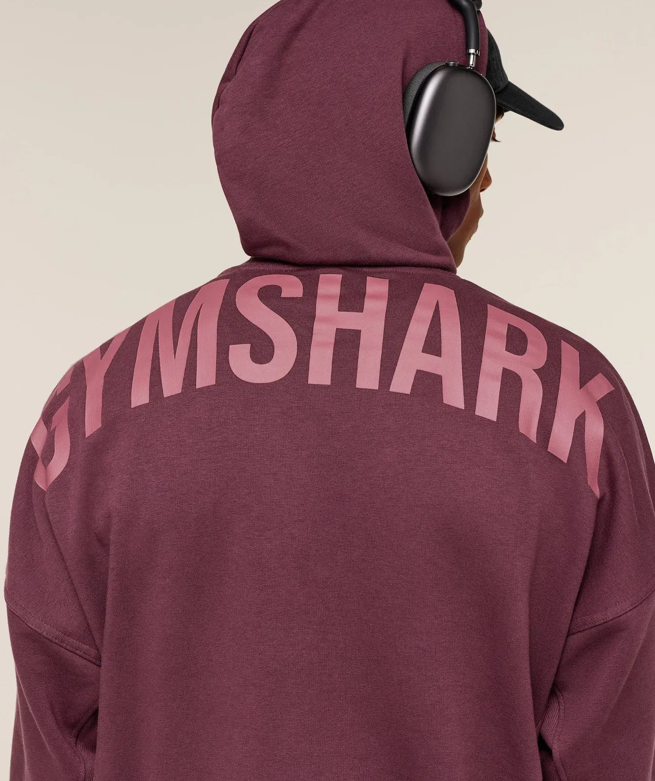 Gymshark Power Hoodie - GS Impact Burgundy