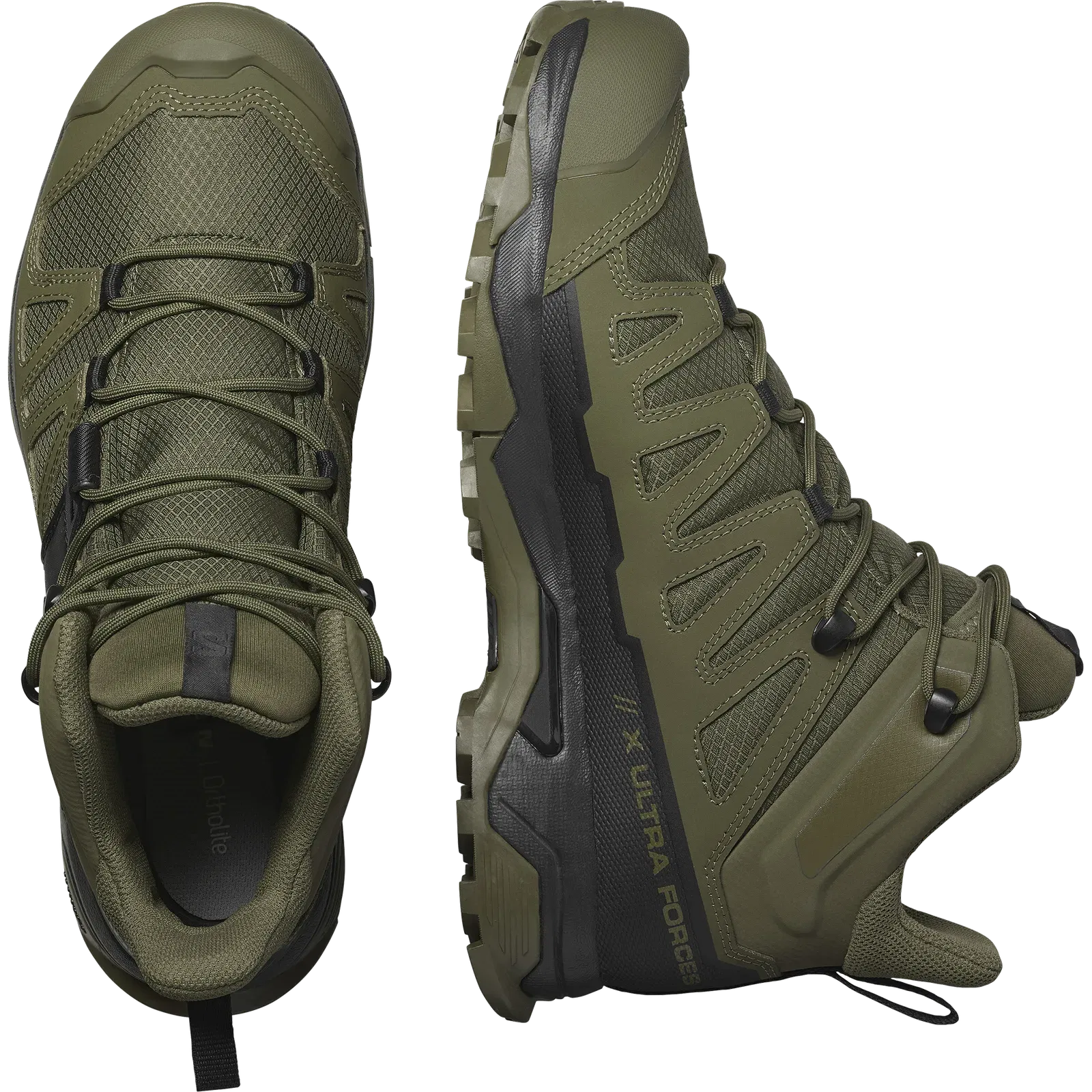 Salomon X Ultra Forces Mid Forces Shoes Ranger Green