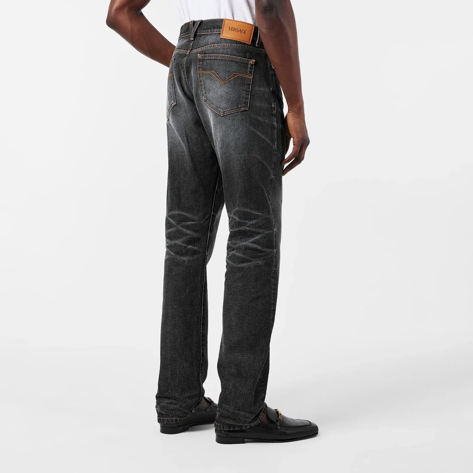 Denim Straight Leg Jeans