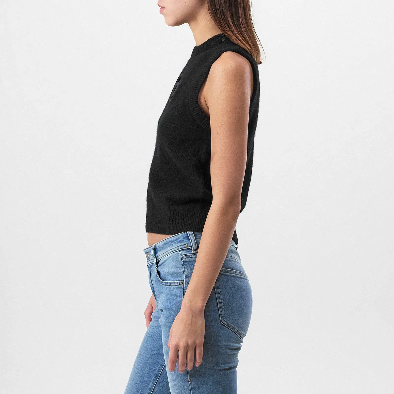 Oval D Logo Knit Vest