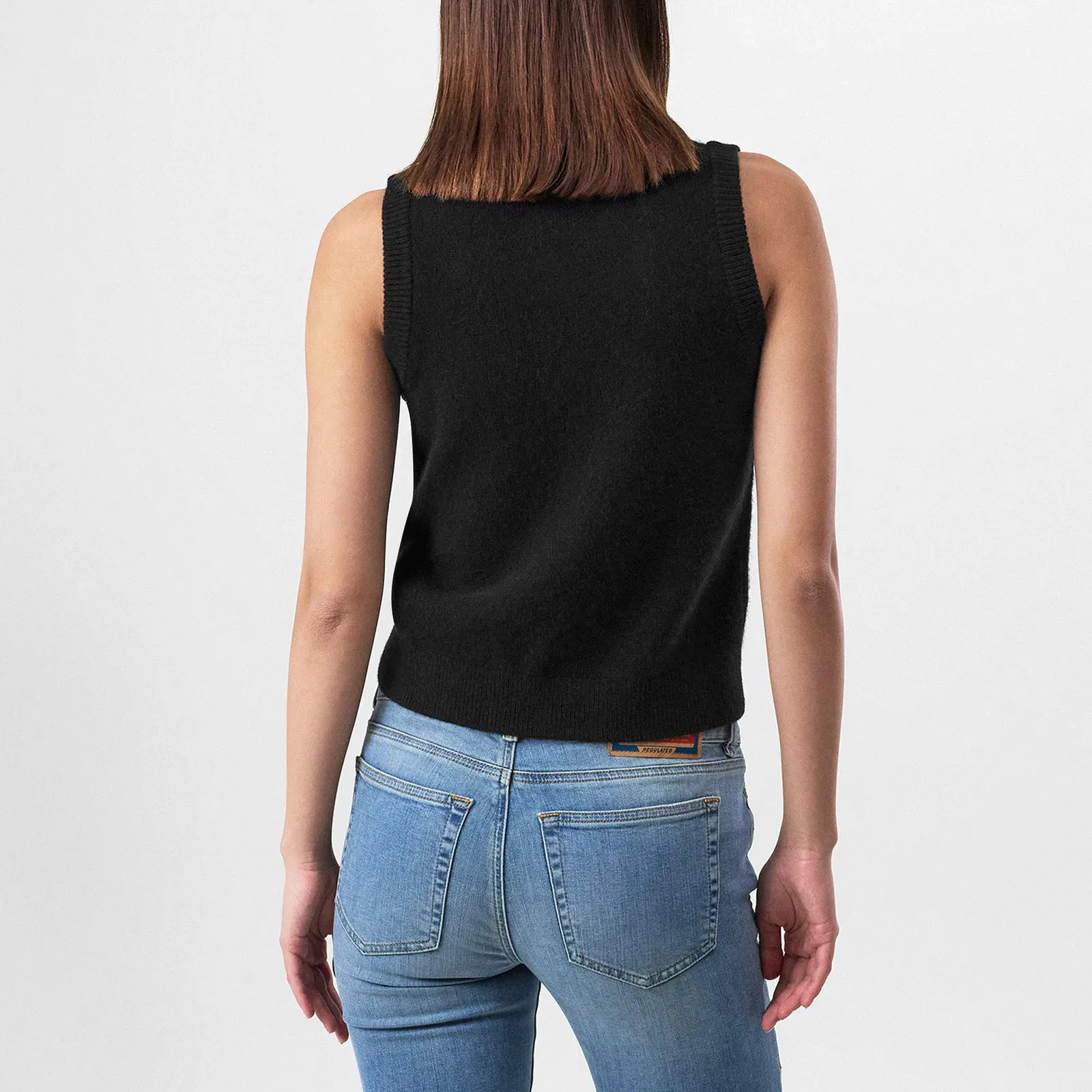 Oval D Logo Knit Vest