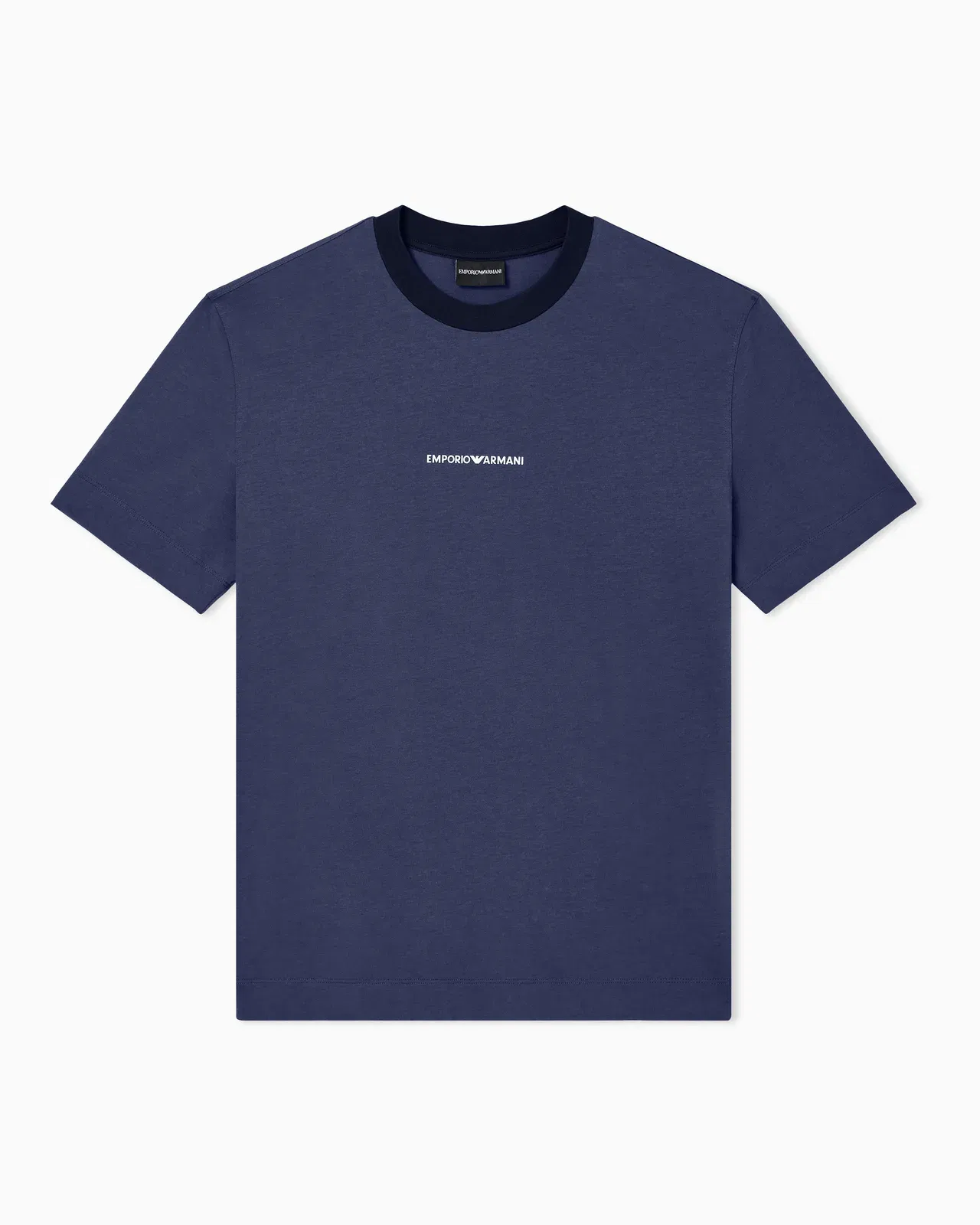 Emporio Armani Heavy jersey T-shirt with EA Generation embroidery
