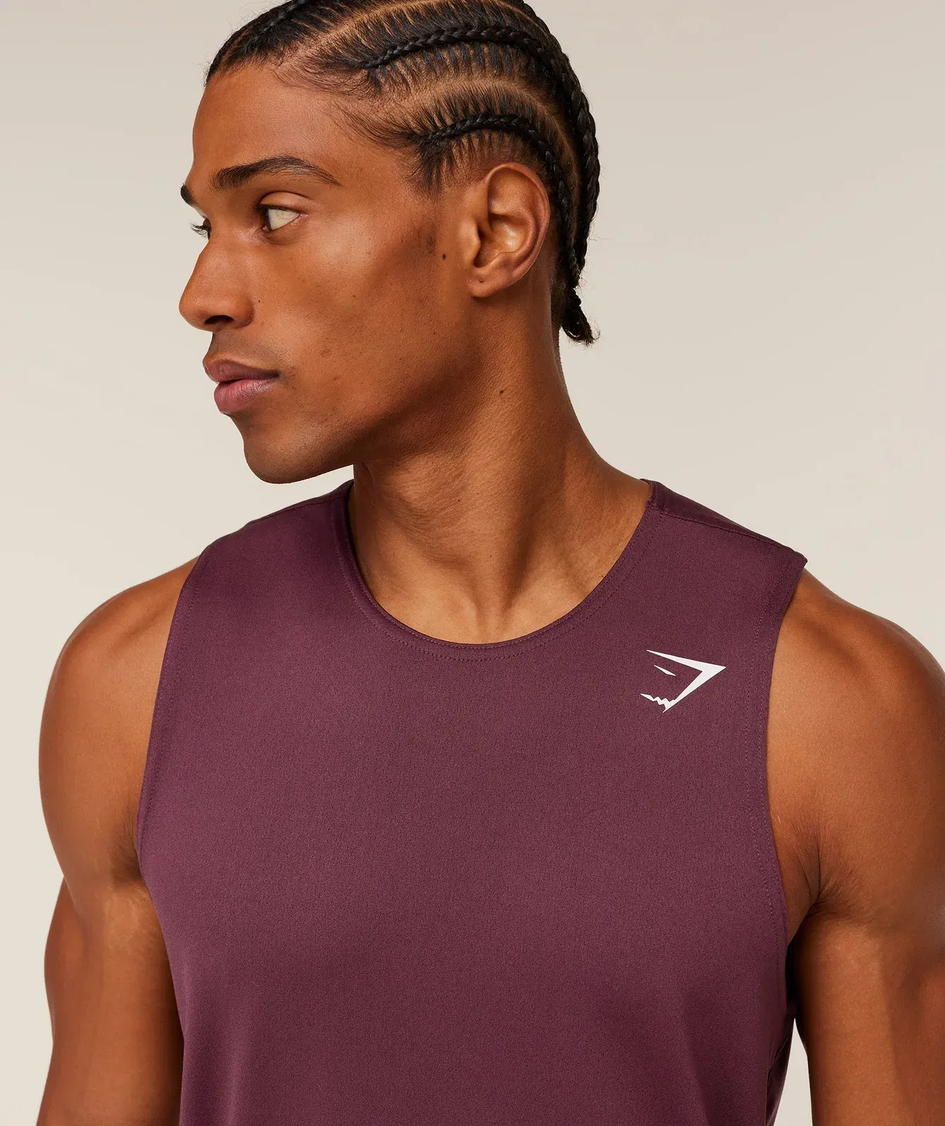 Gymshark Arrival Tank - GS Impact Burgundy