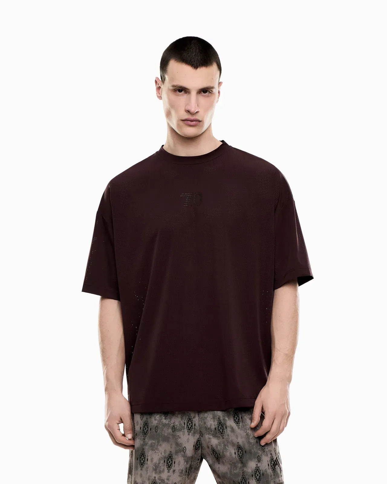 EA7 7.0 SHOW T-shirt in stretch technical fabric