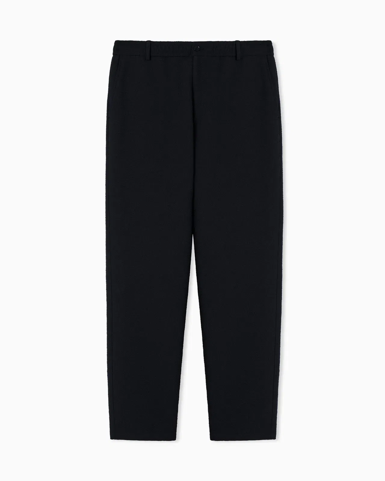 Emporio Armani Icon embossed pattern-fabric trousers