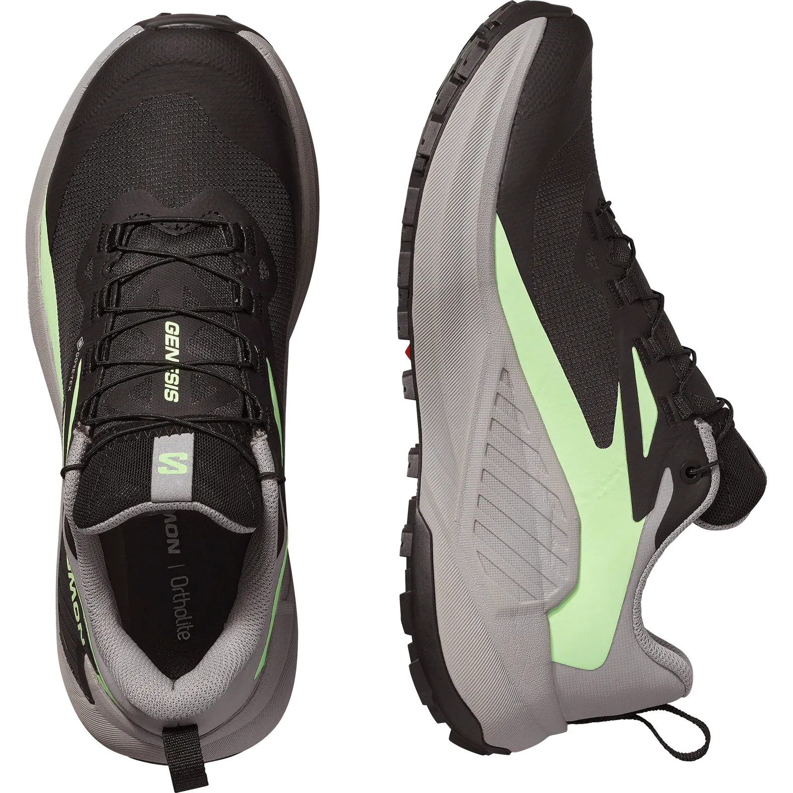 Salomon Genesis Gore-Tex Trail Running Shoes Womens Black
