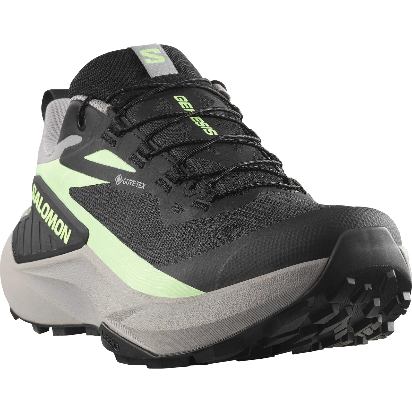 Salomon Genesis Gore-Tex Trail Running Shoes Womens Black