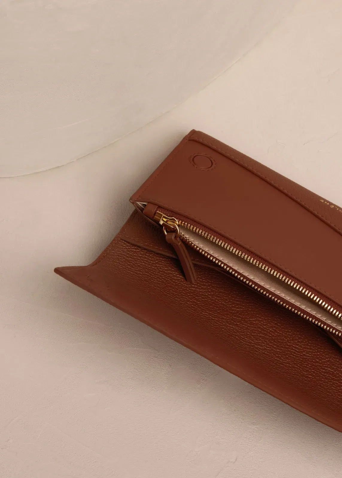 Polene Sierra Wallet Duo Cognac