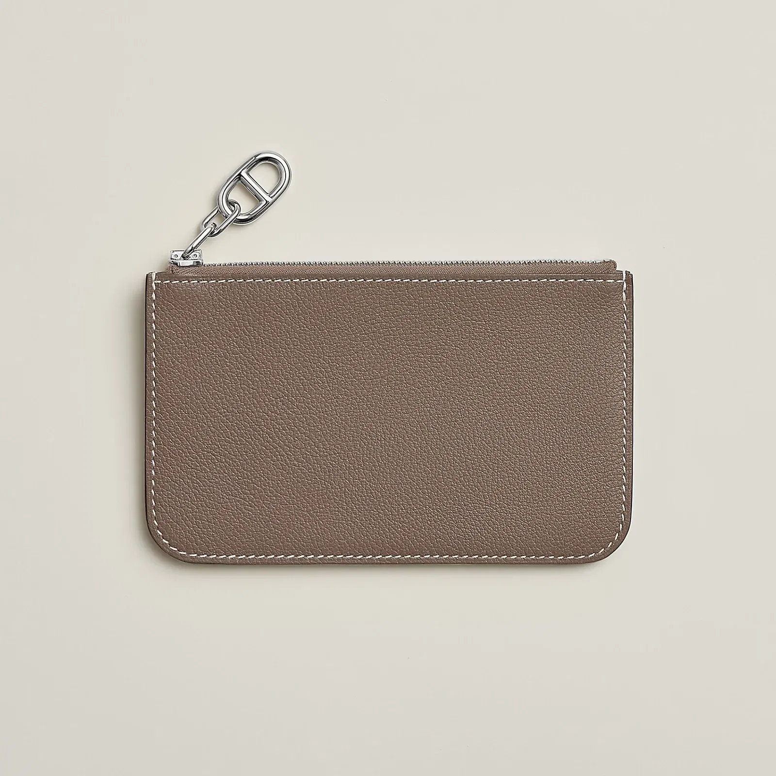 Hermes Zipengo Chaine D'Ancre Card Holder Bton