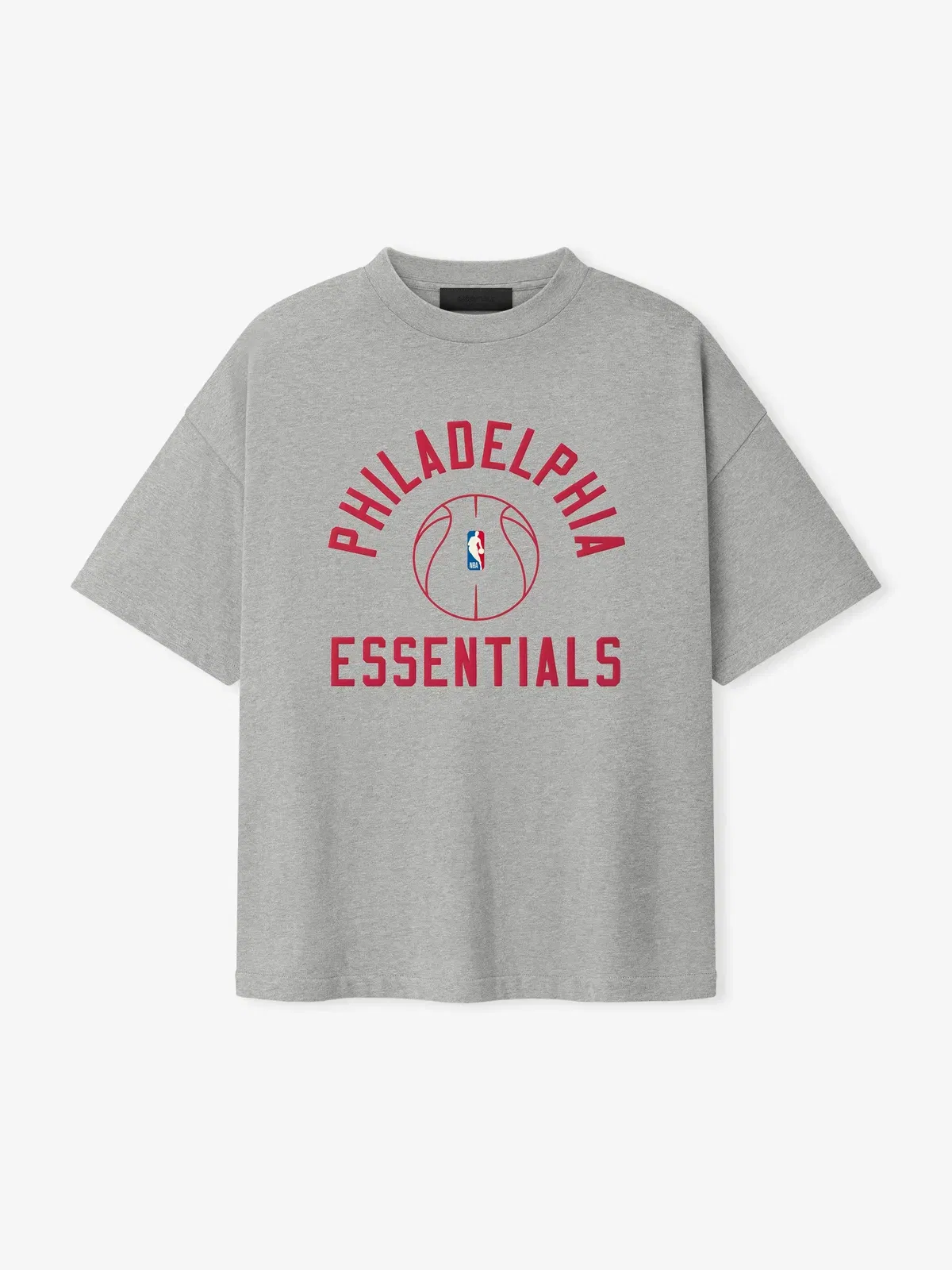 Essentials Sixers X Barkley Hendricks 90S Tee Concrete Heather