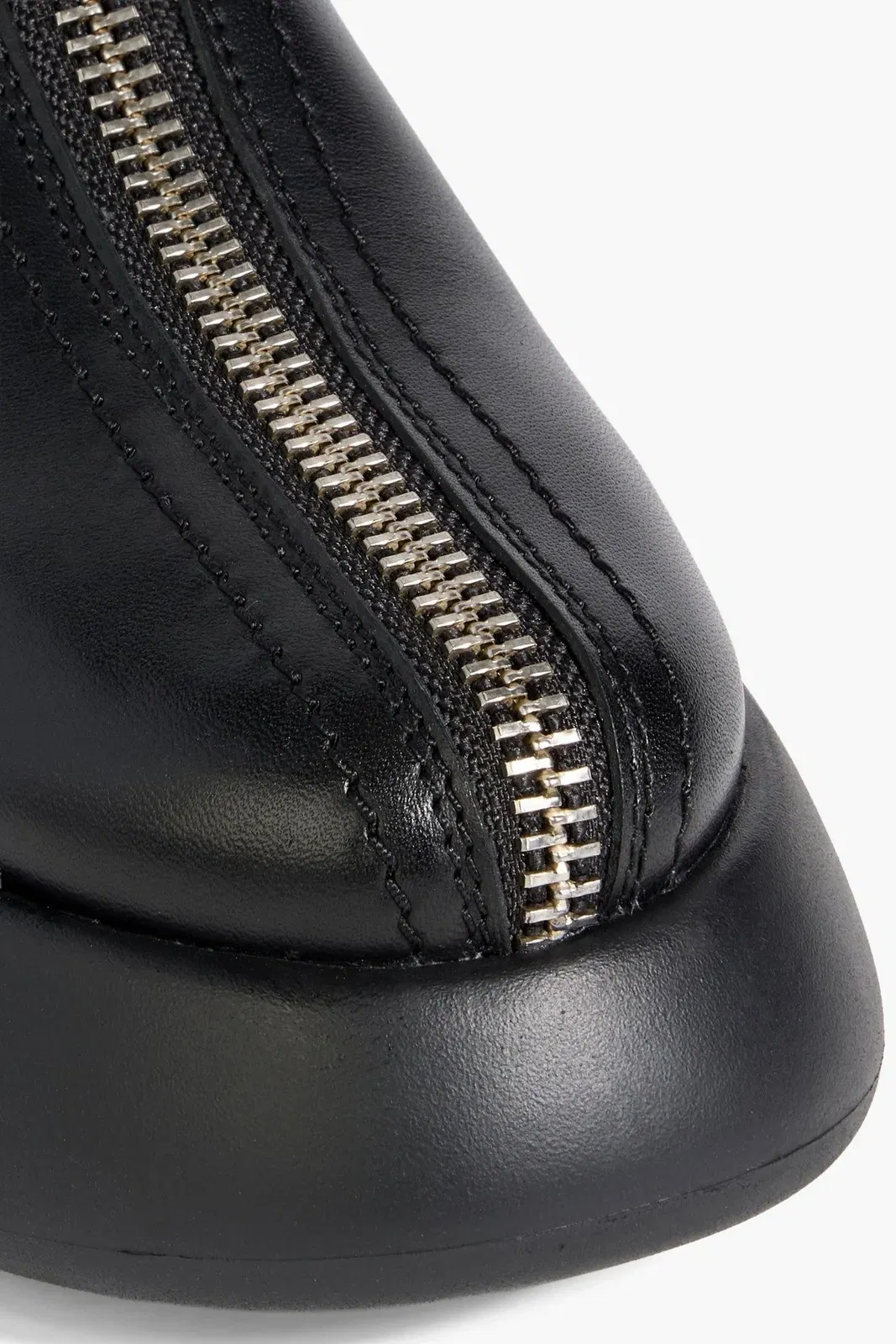 3.1 Phillip Lim Mercer Leather Platform Ankle Boots Black Women's