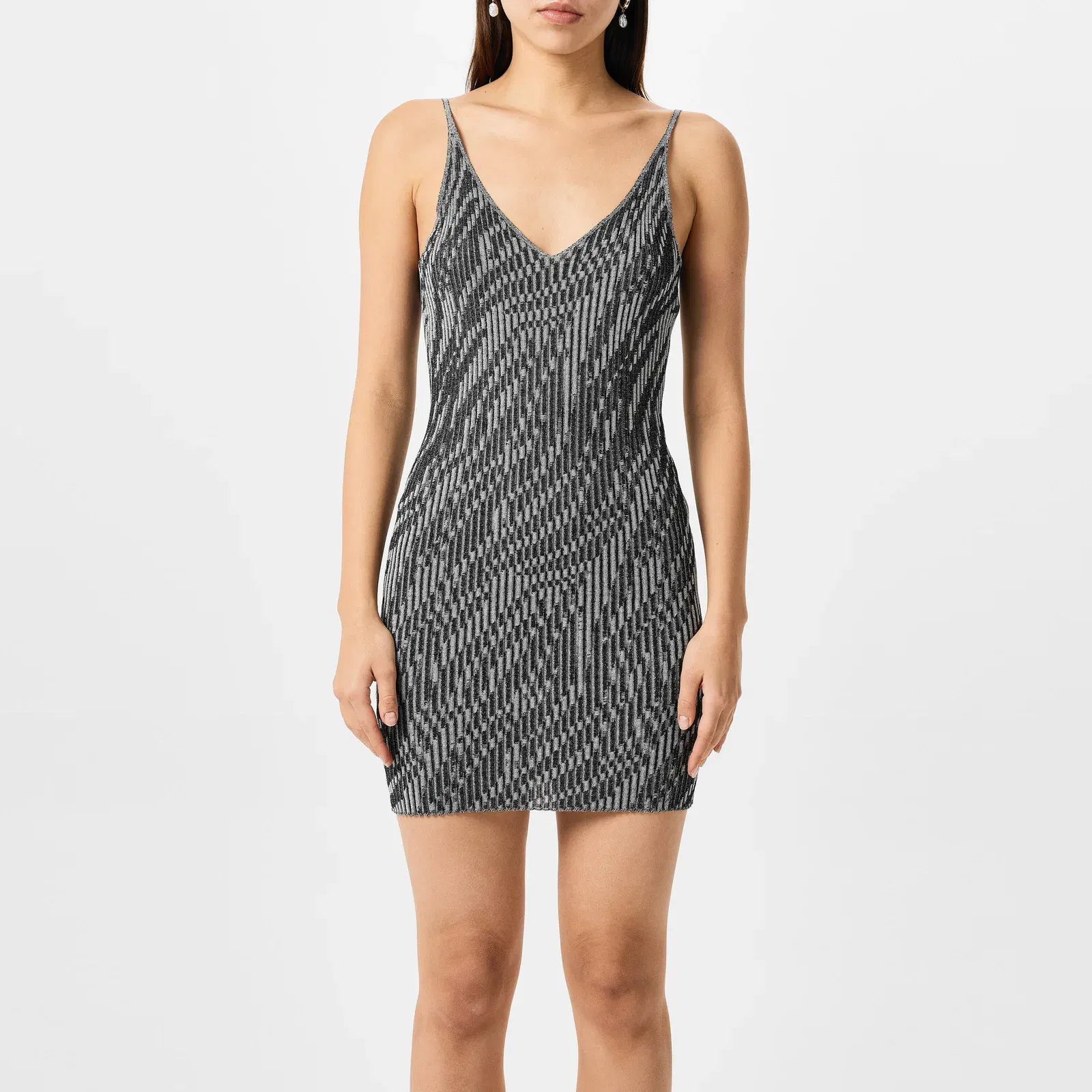 The Zebra Mini Knit Dress