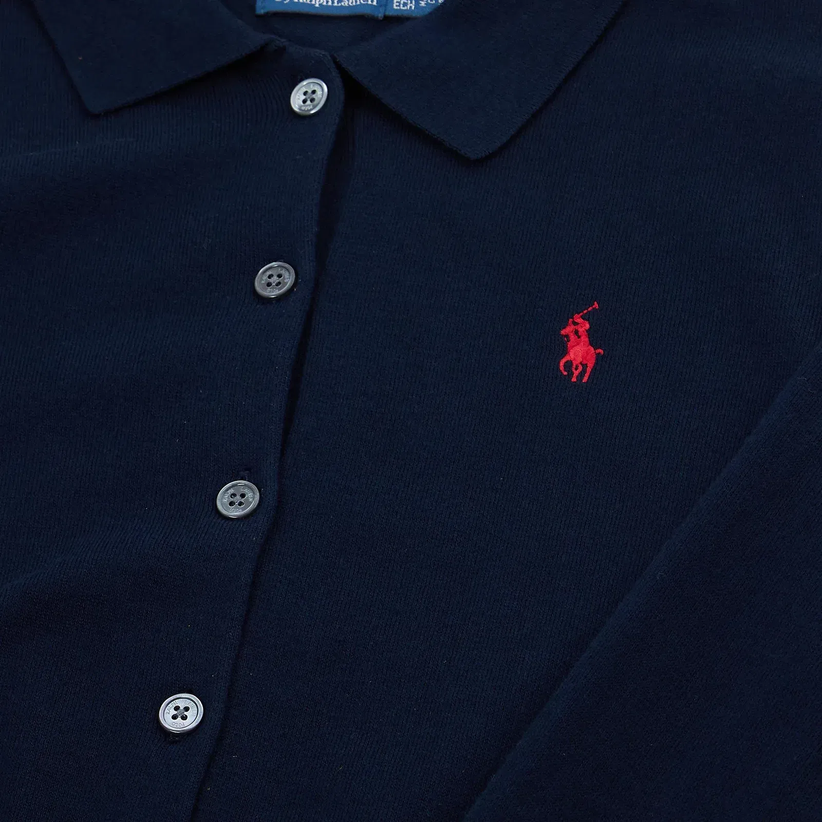 Polo Pima Cardigan Ld61