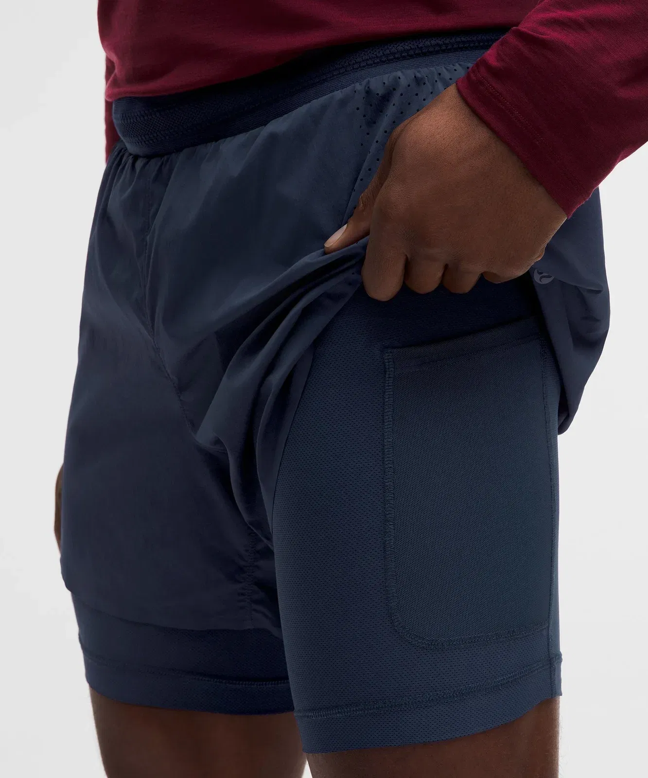 Lululemon Perforated Lined Running Short 5"