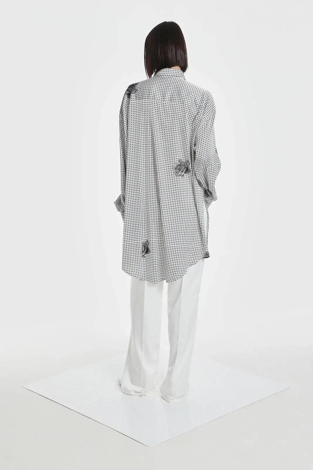 NOT XXX INDUSTRIAL FLOWER SILK SHIRT