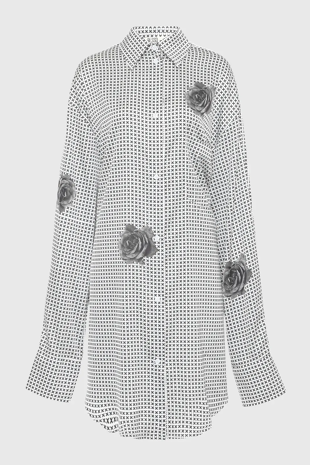 NOT XXX INDUSTRIAL FLOWER SILK SHIRT