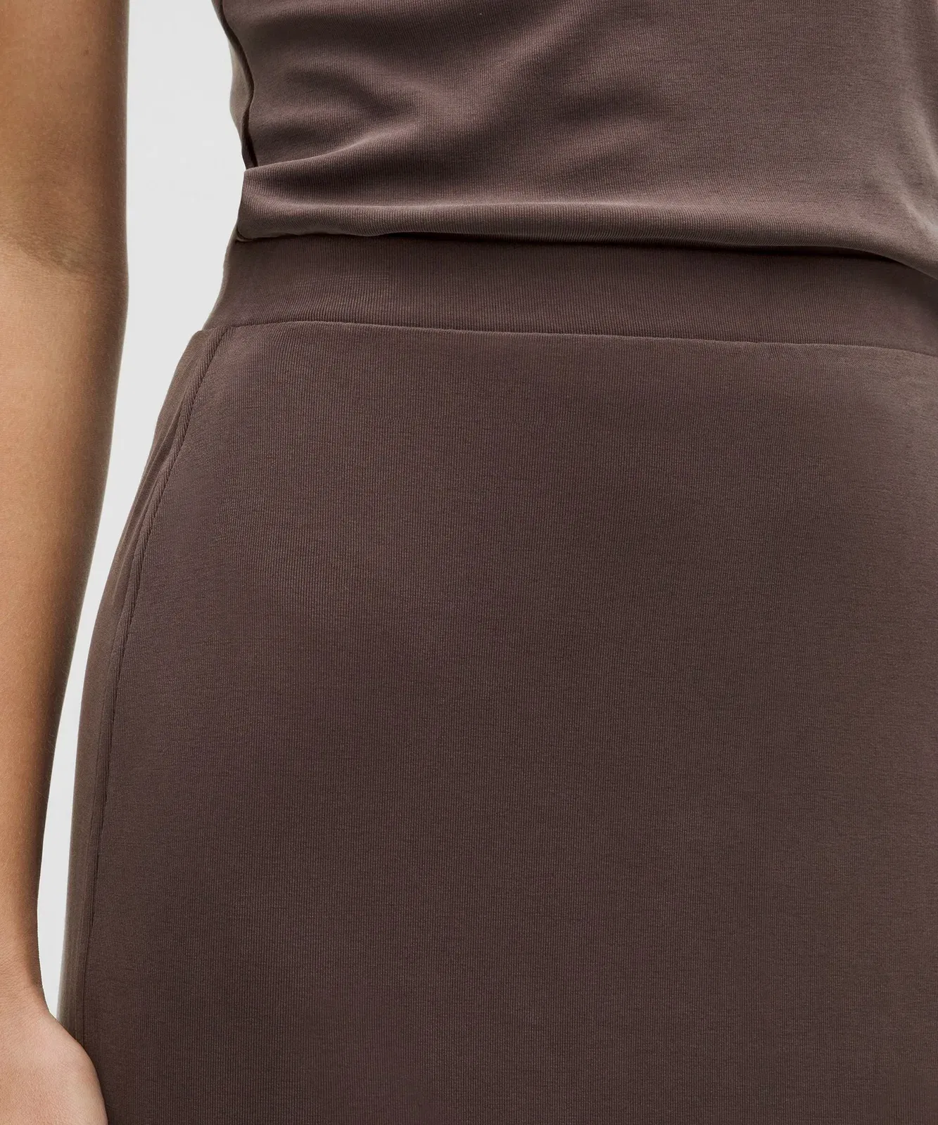 Lululemon Drapey Softstreme Column Midi Skirt