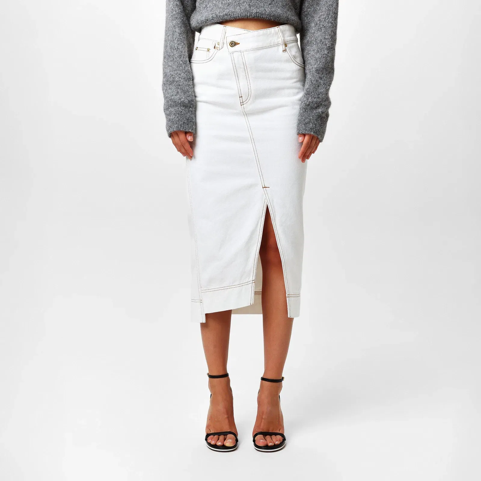 La Jupe De-Nimes Midi Skirt