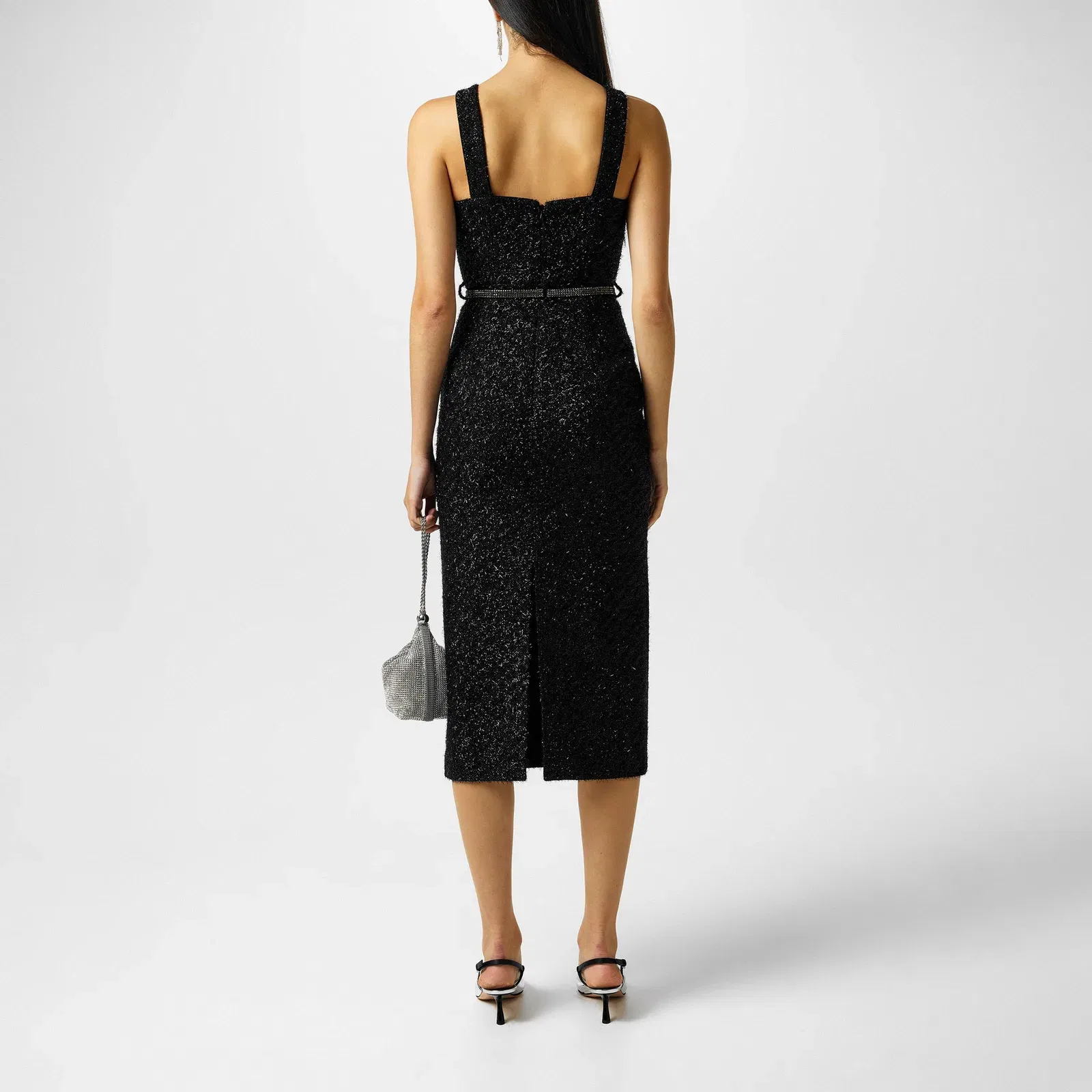 Tinsel Boucle Maxi Dress