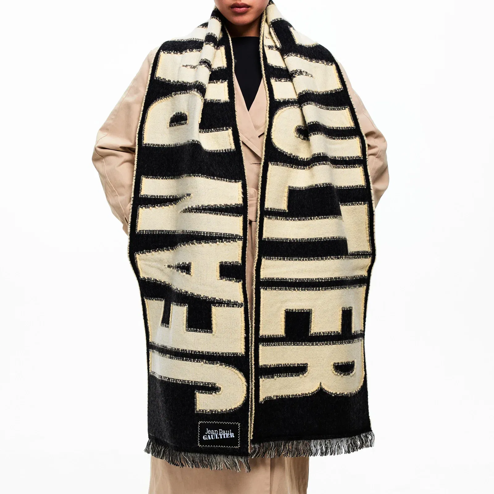 Patterned Midweight Scarf