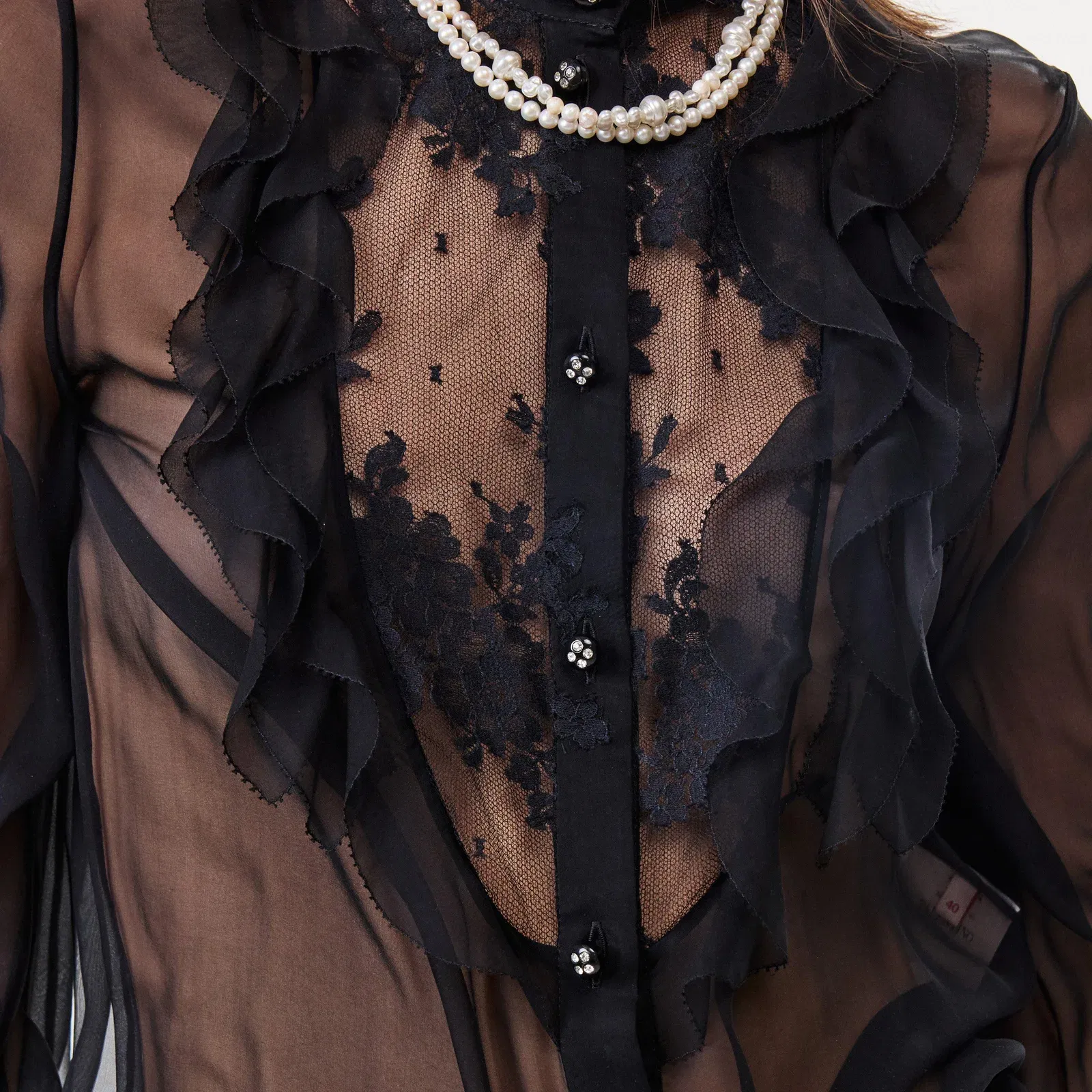 Sheer Chiffon Blouse
