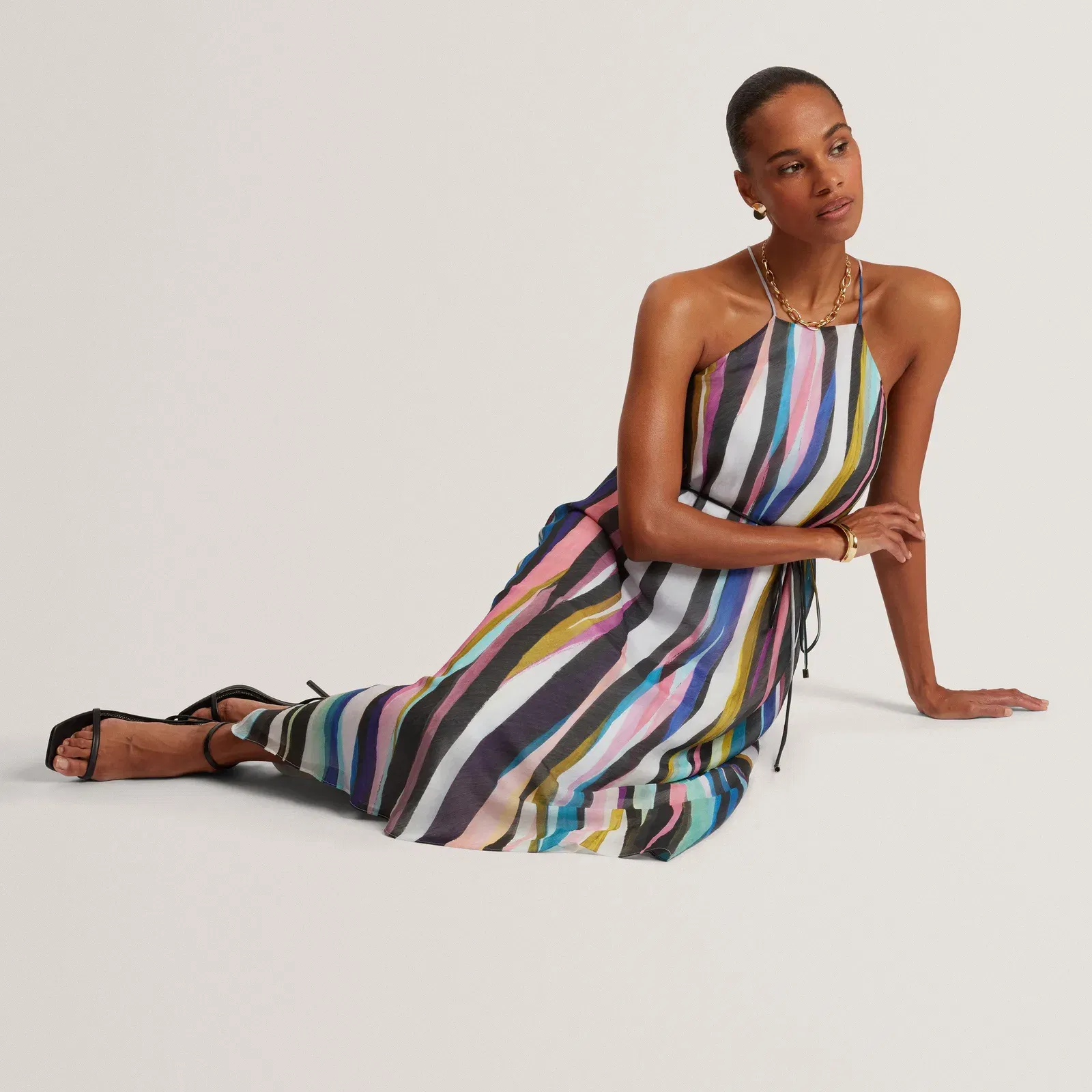 Ted Baker Halter Neck Maxi Dress