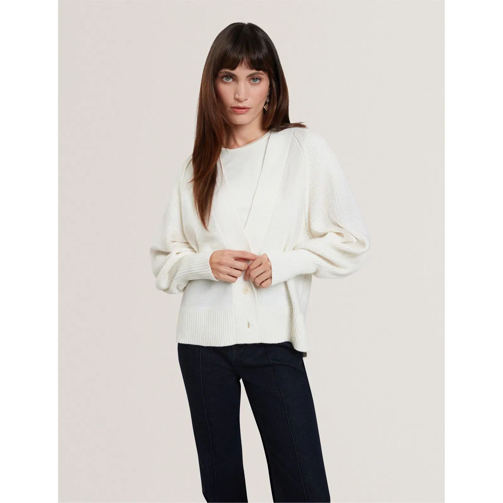V Neck Cardigan