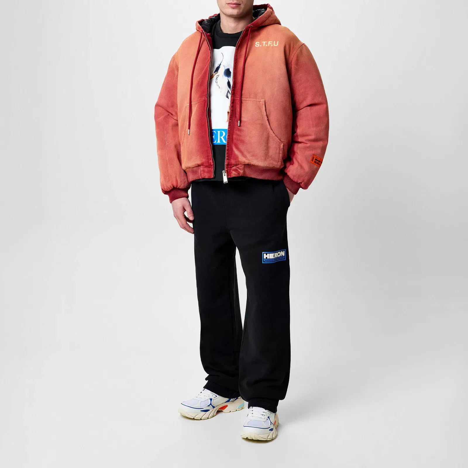 Closed Hem Poly Joggers