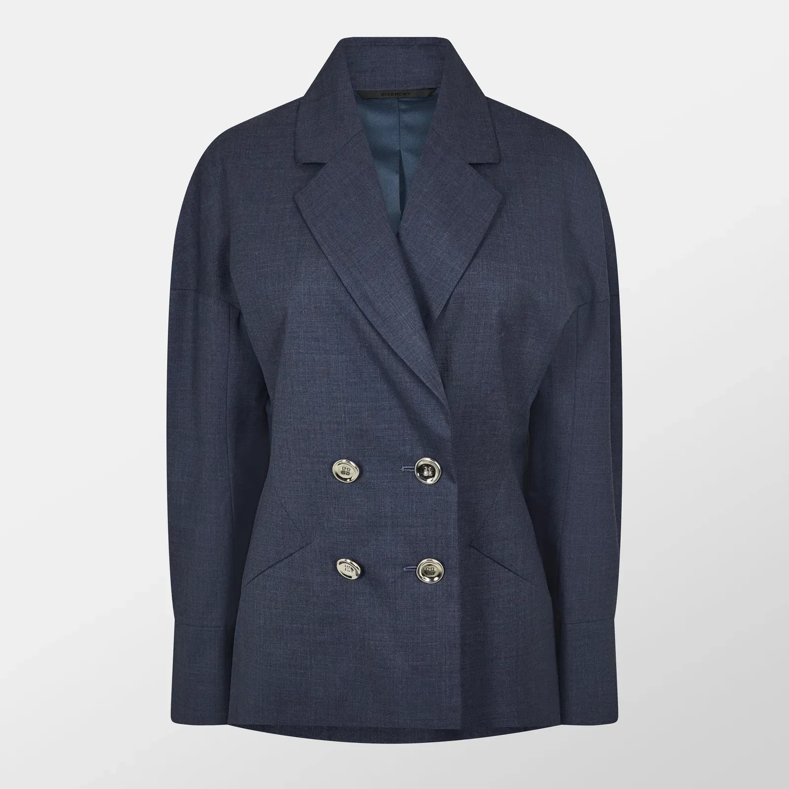 Wool Long Sleeve Slim Fit Blazer