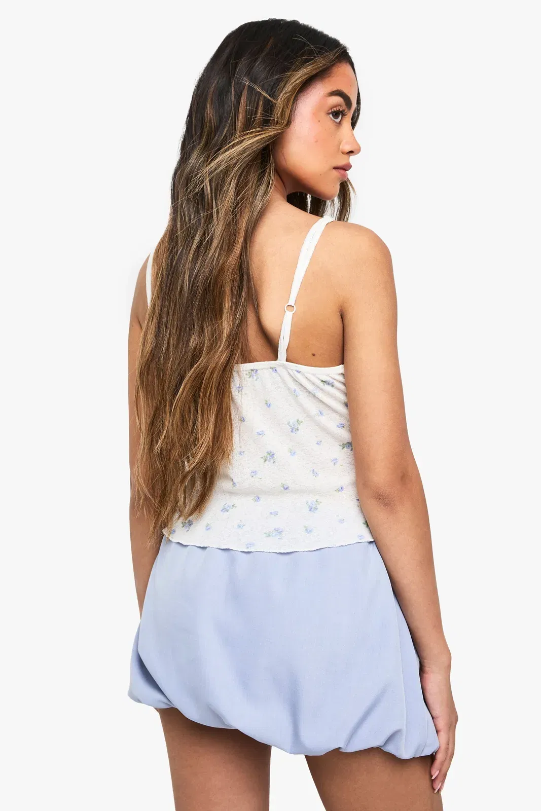 Ditsy Printed Mesh Cami