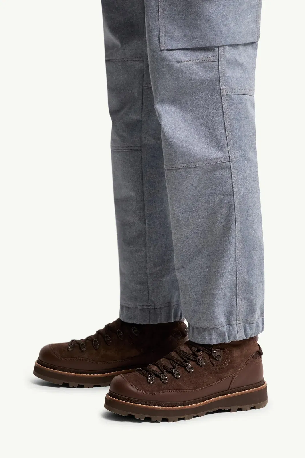 Moncler Chambray Jogging Pants Light Blue Light Blue