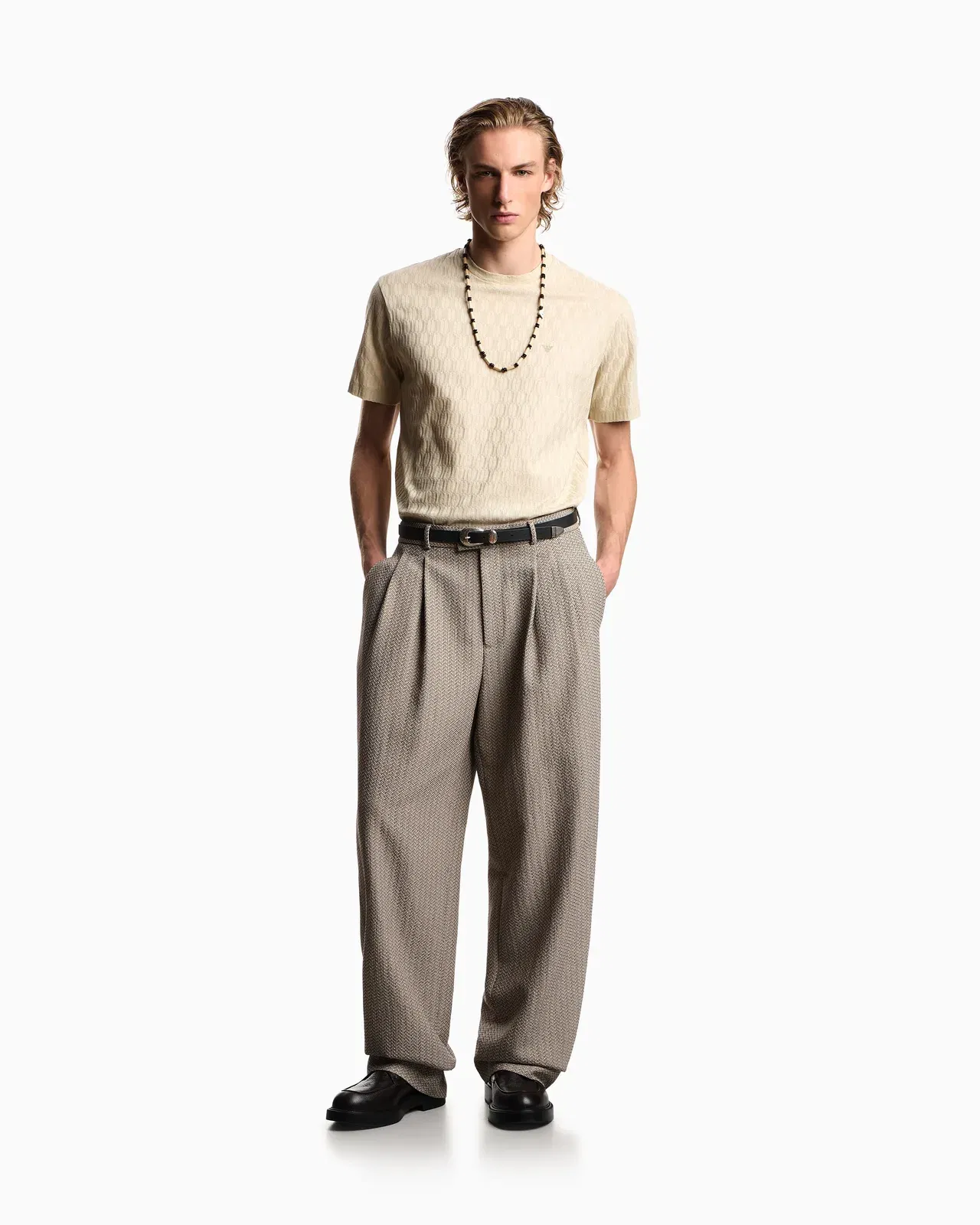 Emporio Armani Jacquard jersey jumper