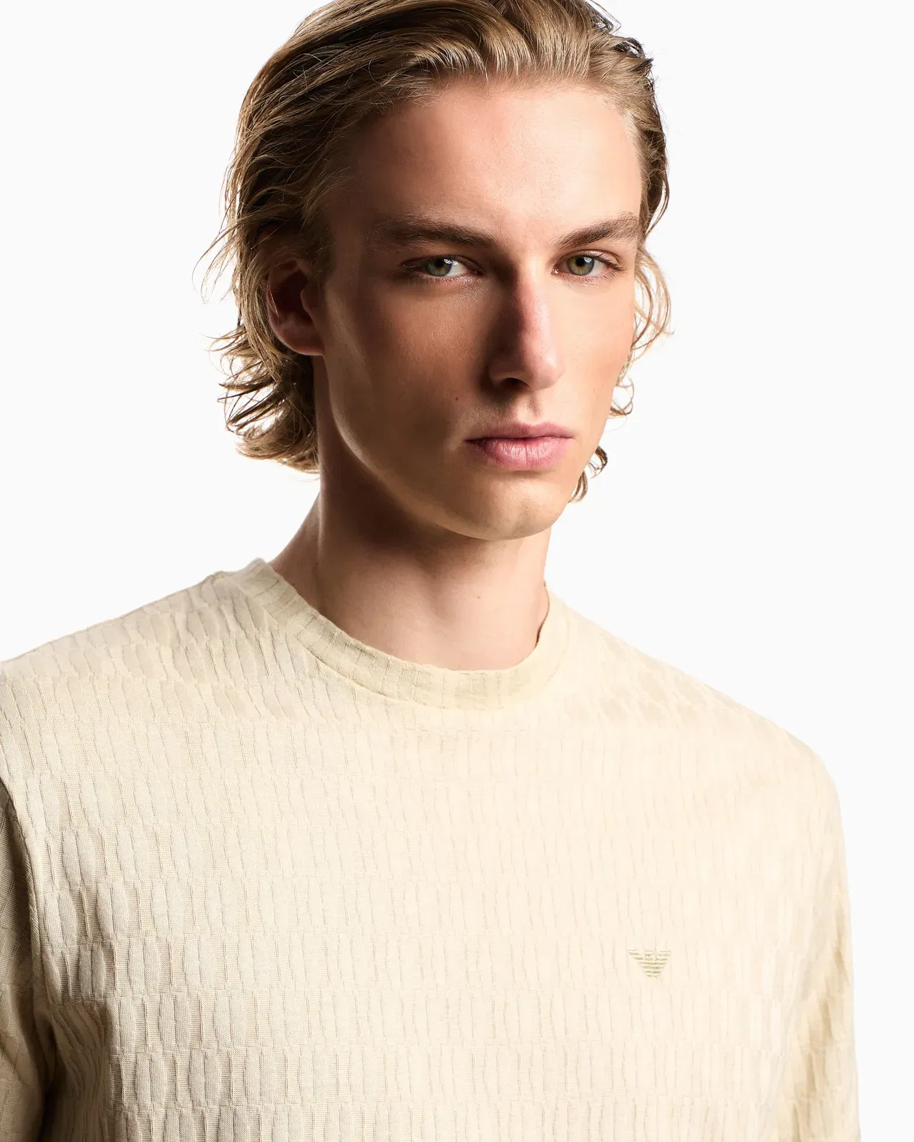 Emporio Armani Jacquard jersey jumper