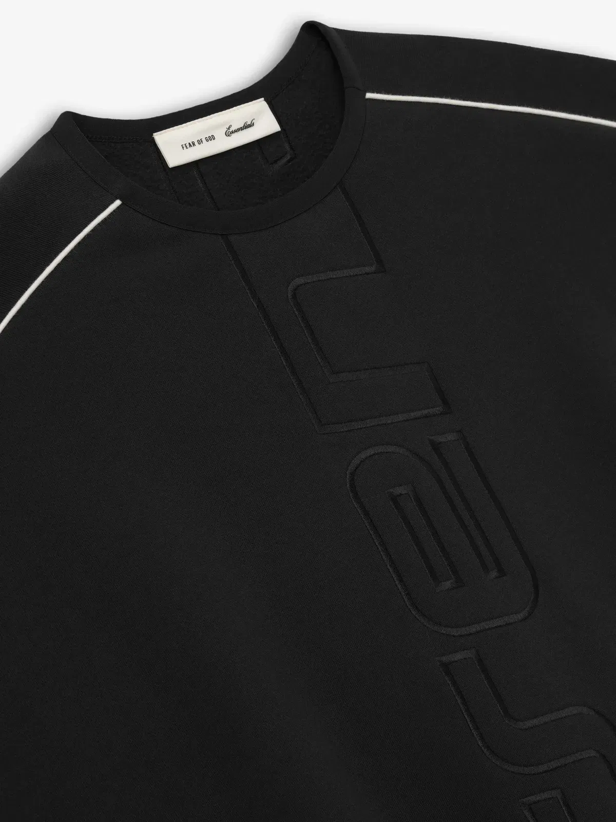 Essentials Active Trace Modern Crewneck Sweatshirt Vintage Black