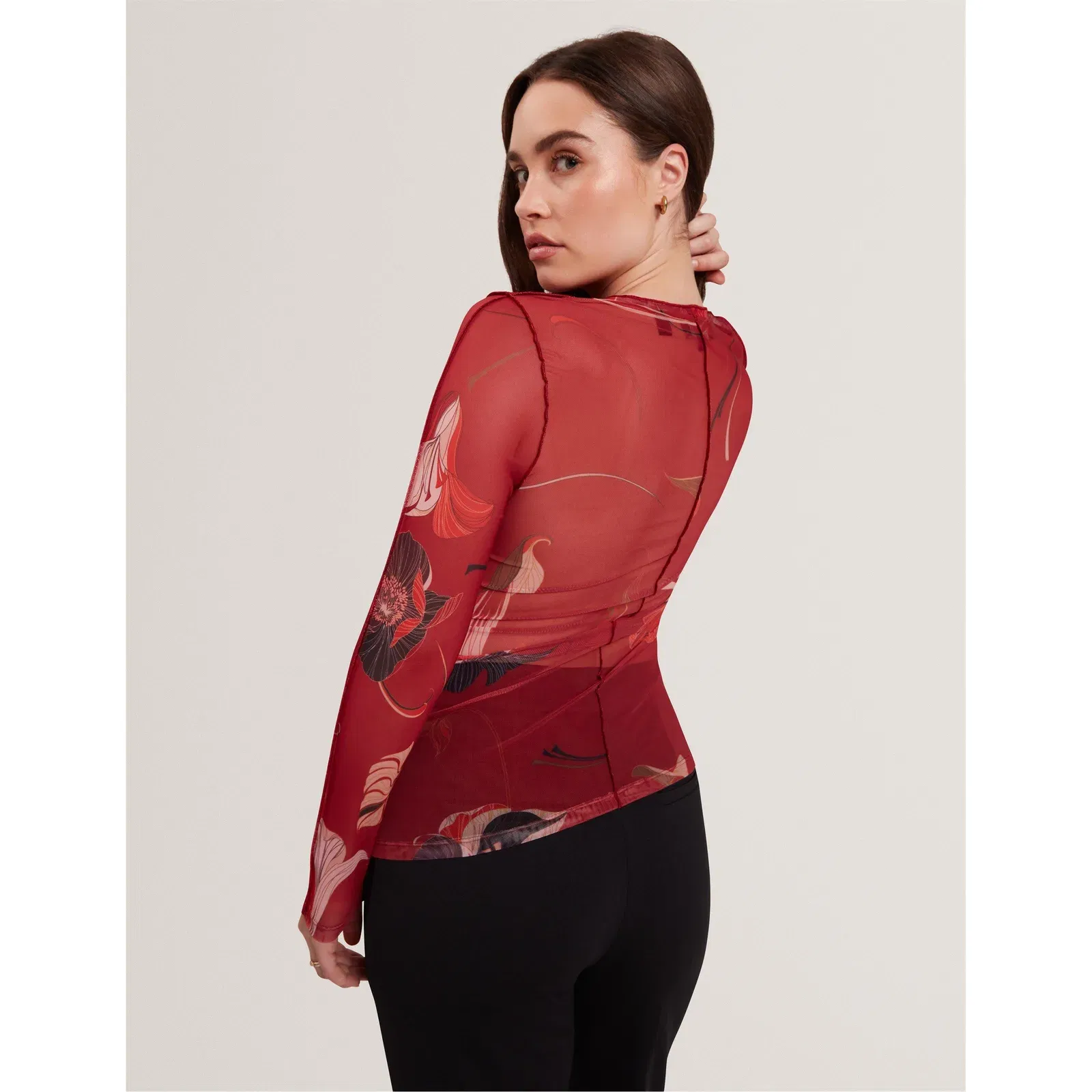 Fitted Mesh T-Shirt