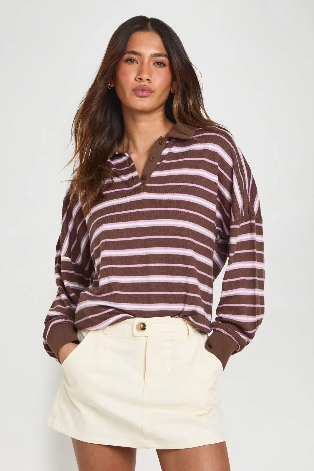 Twill Mini Skort