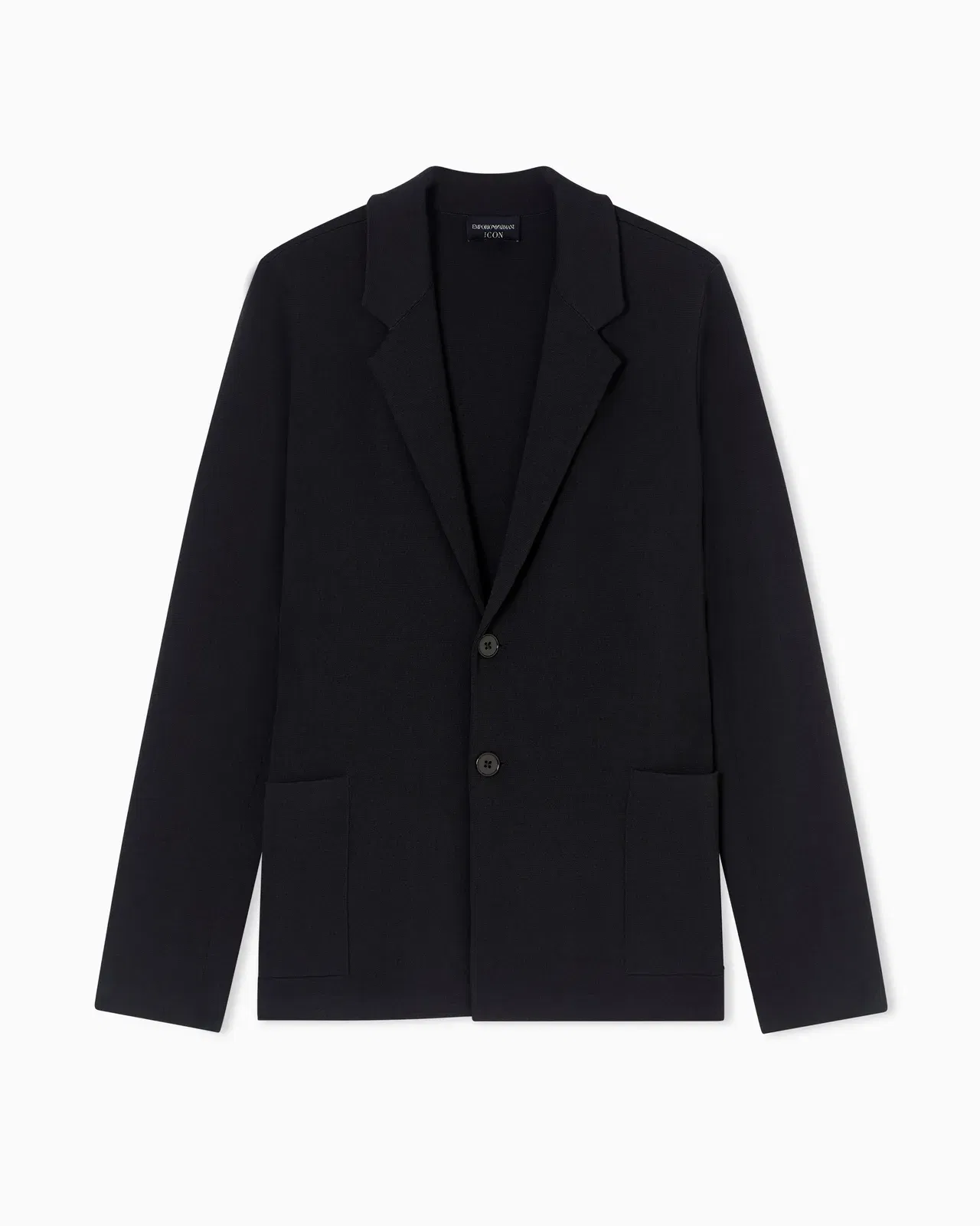 Emporio Armani Icon knitted, single-breasted jacket